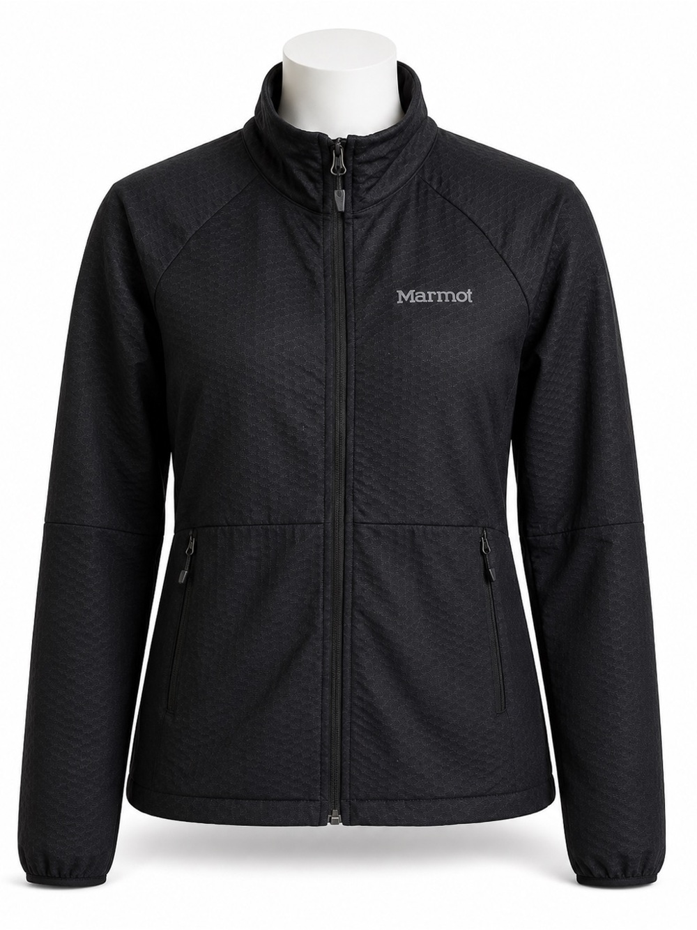 Marmot Black Full Zip Performance Jacket Medium Outdoor Activewear